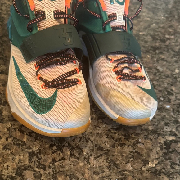 Nike air zoom KD 7 VII Easy Money White Green Size 9 Sneakers EUC - Picture 4 of 17